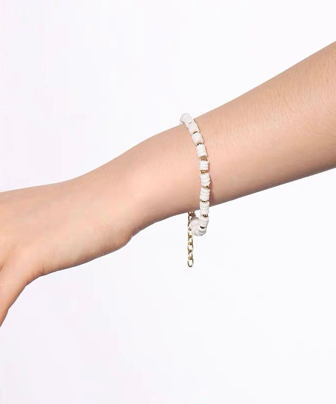 European Style INS Simple White Conch Bracelet