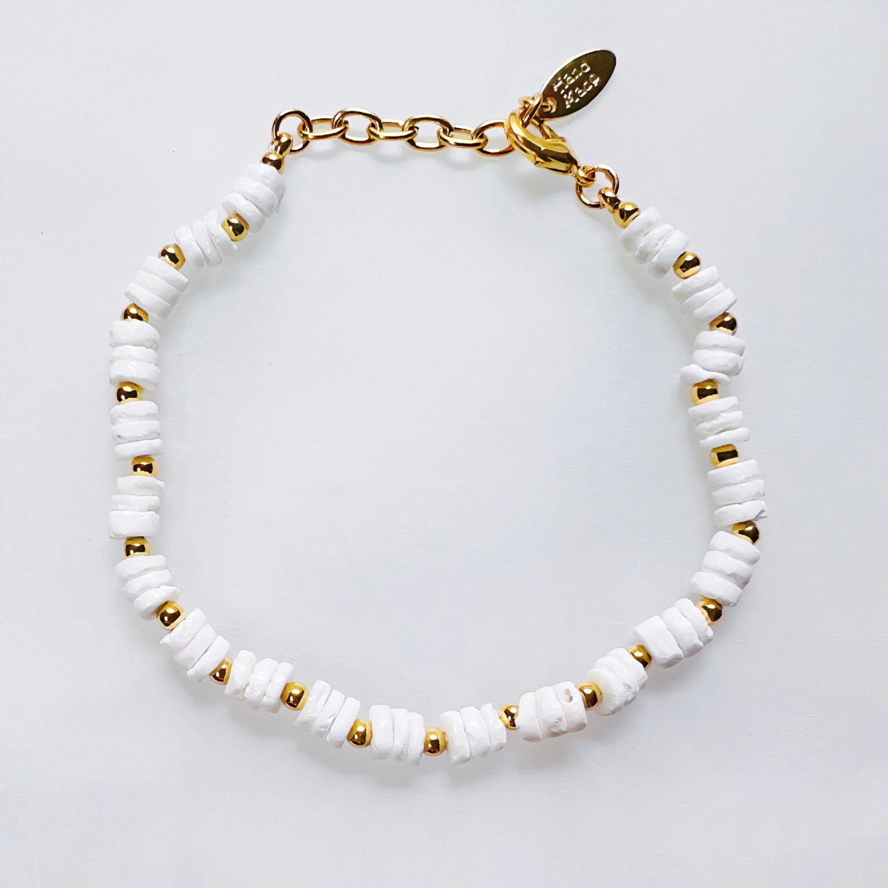 European Style INS Simple White Conch Bracelet