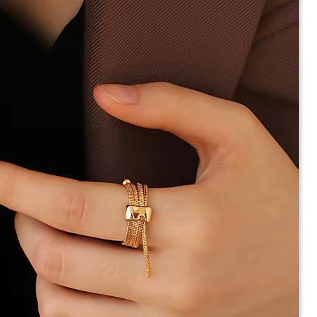 Chic Simple Muti-layer Stretchable Ring